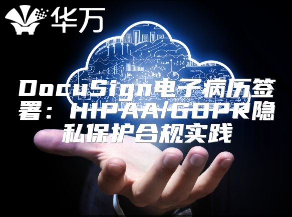 DocuSign電子病歷簽署：HIPAA/GDPR隱私保護合規實踐