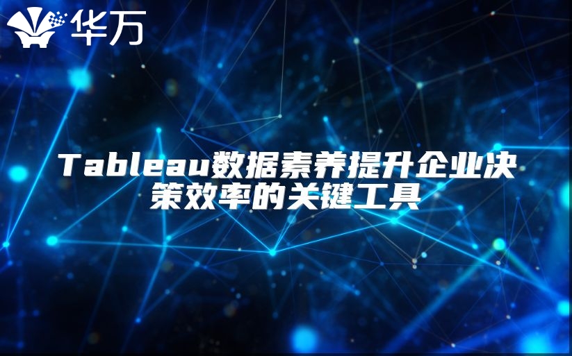 Tableau數據素養提升企業決策效率的關鍵工具