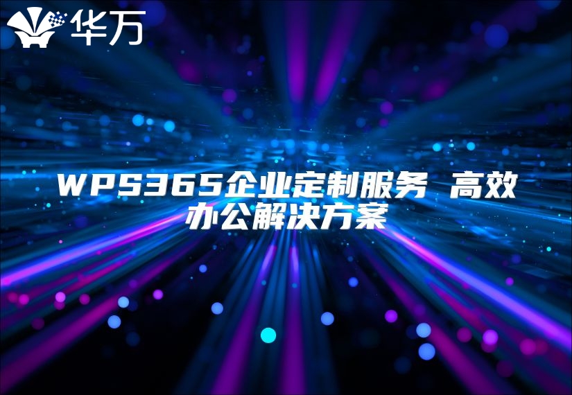 WPS365企業(yè)定制服務(wù) 高效辦公解決方案
