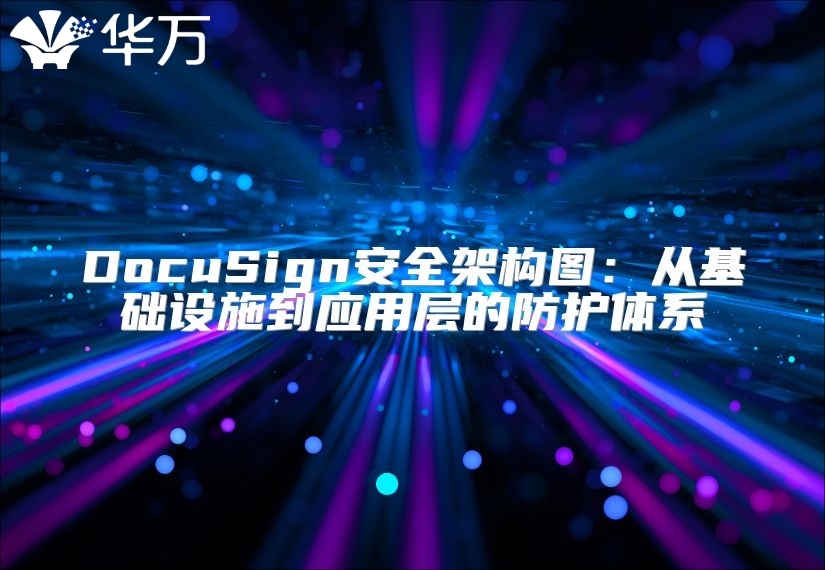 DocuSign安全架構圖：從基礎設施到應用層的防護體系