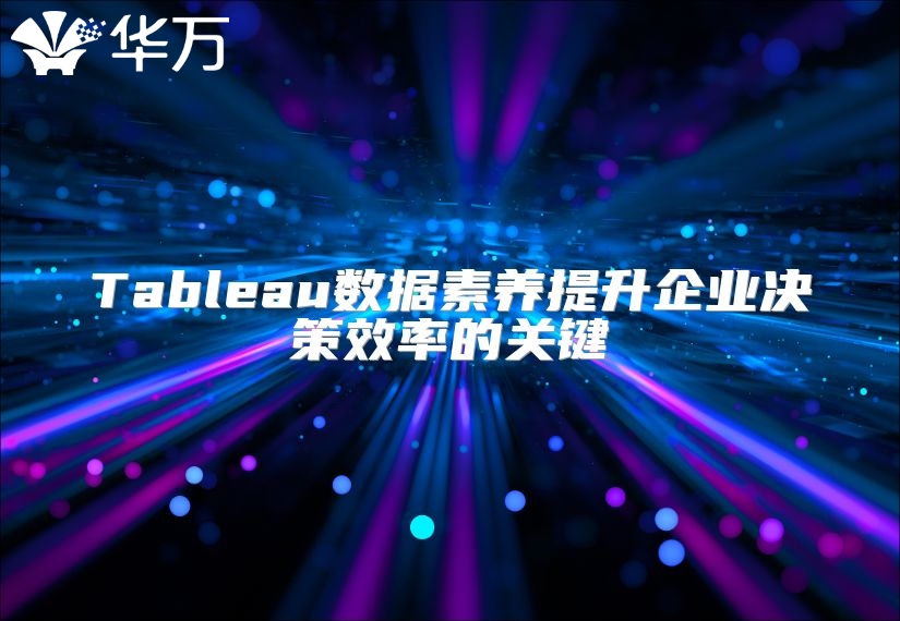 Tableau數(shù)據(jù)素養(yǎng)提升企業(yè)決策效率的關(guān)鍵