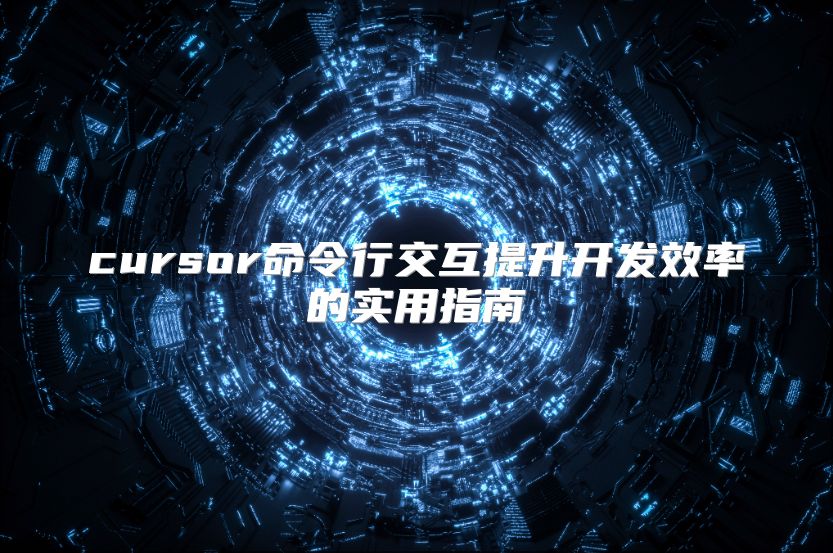 cursor命令行交互提升開發效率的實用指南